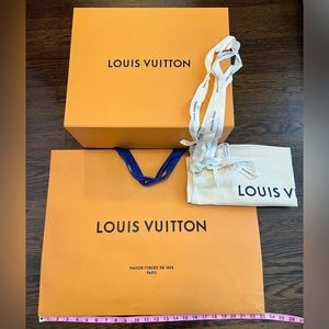 Louis Vuitton Paper Bag, Box and Dust Bag